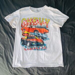 Vintage Chevy Corvette Graphic T-Shirt, Medium Worn Twice Perfect Condition